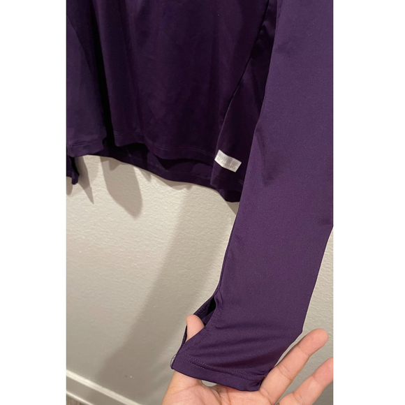 PINK Purple Ultimate Half Zip Sweatshirt - Picture 5 of 6